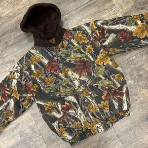 Master Sportsman‎ Rugged Outdoor Gear Camo Hooded Jacket Men Size Medium Lined